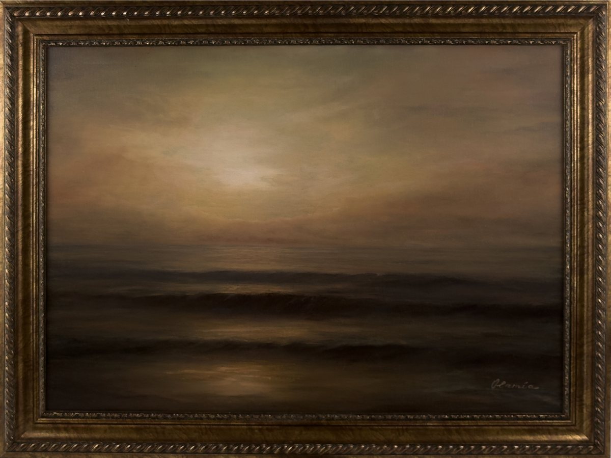 Presencia displayed in its ornate frame